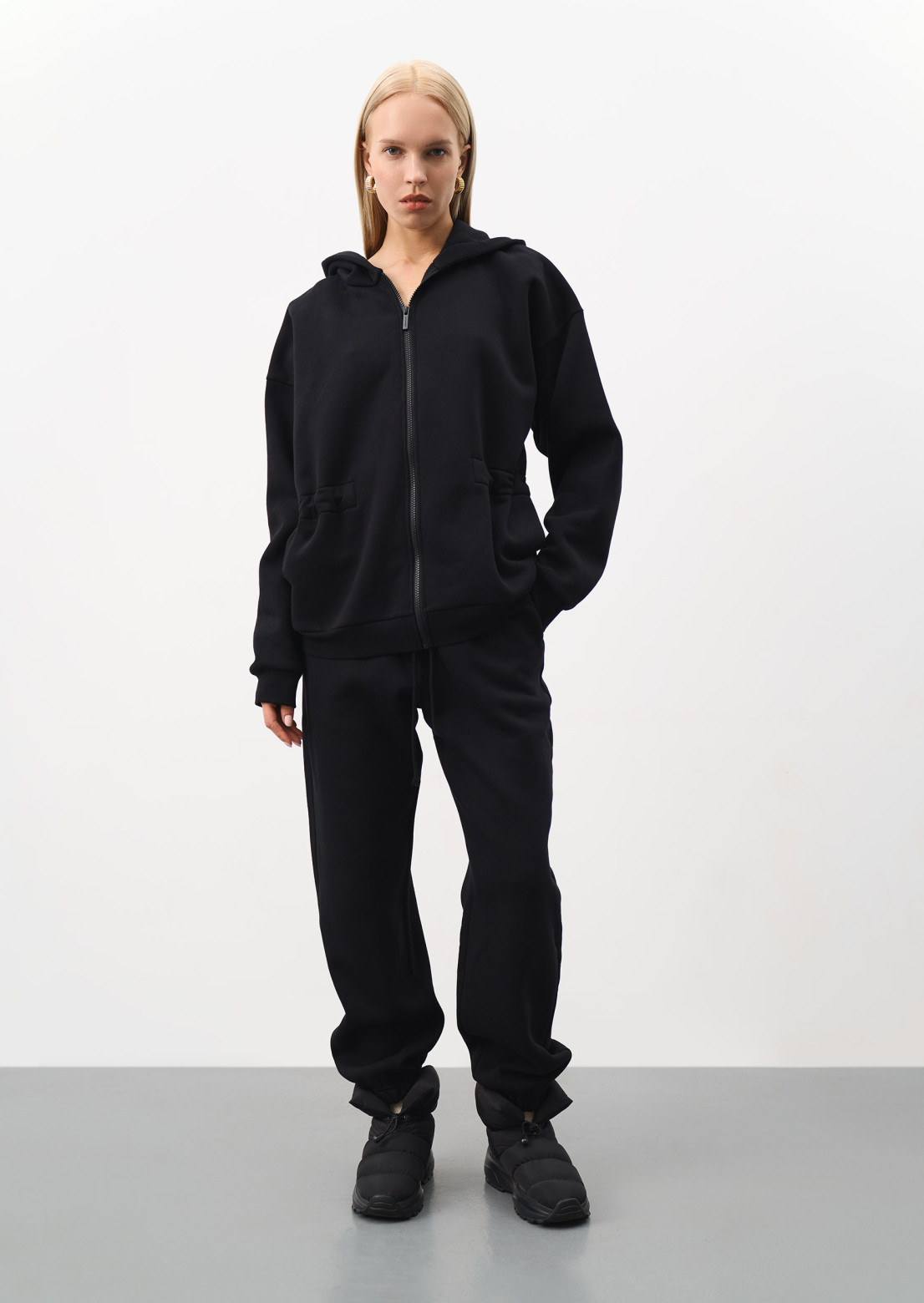 Insulated on sale zippered hoodie